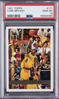 1997-98 Topps #171 Kobe Bryant - PSA GEM MT 10 